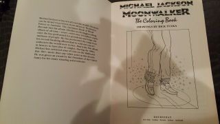 Vintage Michael Jackson Moonwalker Coloring Book 1989, 3