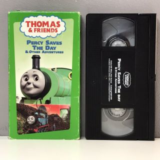 Thomas the Tank Engine & Friends Percy Saves The Day VHS Video VCR VTG Tape RARE 2