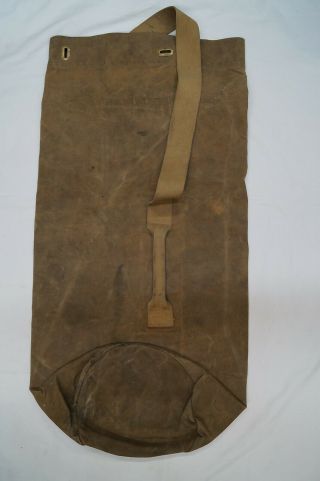 Ww2 Canadian British Large Duffle Bag 1944 Dated