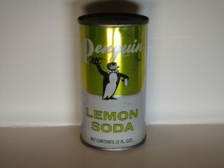 Penguin Lemon Flat Top Soda Can (sweet)
