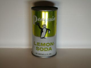 Penguin Lemon Flat Top Soda Can (Sweet) 3