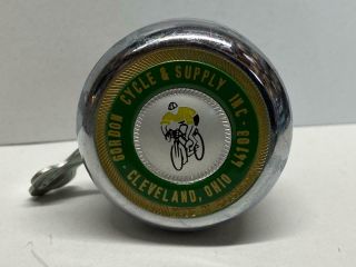 Vintage Nos Reich Bicycle Bell Gordons Cycle Supply Cleveland Ohio Green