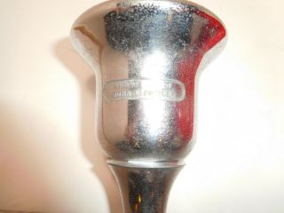 33 c1950 Fowler ' s CHERRY SMASH Syrup Dispenser w/ clamp Ruby Red Glass 3