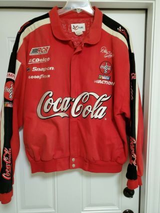1998 Coca - Cola Dale Earnhardt Nascar Racing Jacket Xl Chase Authentics Coke Coat