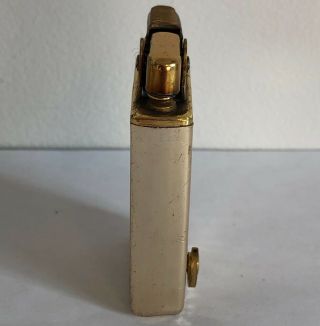 Vintage Gold Crown Musical Lighter,  Plays Music 454045 Japan,  Sankyo 2