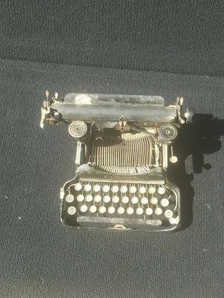 Old Antique Corona 1917 Model 3 Folding Typewriter No Case