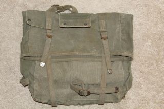 Ww2 / Korea Era Usmc 1st 4.  5 Rkt Bn M1941 Haversack Pack - Boyt 1945