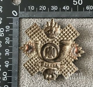 British,  Highland Light Infantry OFFICER ' S Cap Badge (22091) 2