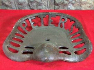 Cast Iron Tractor Seat Farm Country Implement Sign Fits John Deere Peters A42,