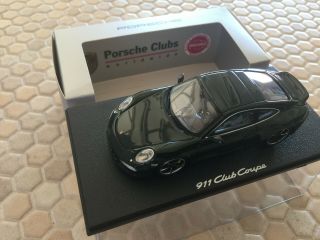 Porsche Official Dealer 911 Club Coupe 1:43rd Spark Resin Model & Brochure 2013.