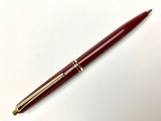 Vintage Montblanc No.  251 0.  5mm Mechanical Pencil In Bordeaux Color