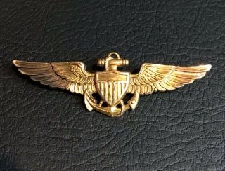 Rare Navy League Ww2 Navy Marine Corps Pilot Wing Usn Usmc Cb Naval Aviation