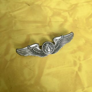Wwii Army Air Corps Pilot Crew Wings Sweetheart 2” Homefront Sterling