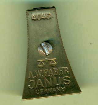 Faber Castell “janus” No 4046 Brass Pencil Sharpener