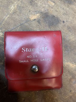 Vintage Starrett No.  S829E Small Hole Gages USA.  125 to.  500 2