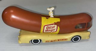 Rare Vintage Oscar Mayer Wienermobile Toy Car W/ Little Oscar 10 "