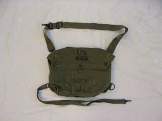 Ww2 Gi M6 Lightweight Service Mask Bag - - Original/complete