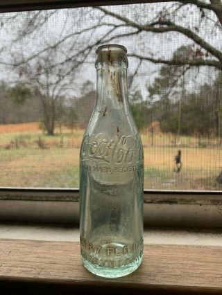 Rare Straight Sided Coca Cola Bottle Abbeville South Carolina Bottle