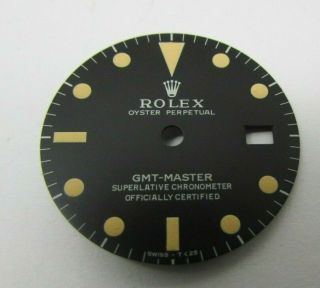Vintage Rolex 1675 Gmt Master Refinished Dial