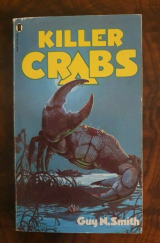 Killer Crabs: Guy N.  Smith Nel 1978 1st Edition Vintage Paperback