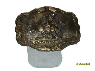 Winchester Brass Belt Buckle1886 Bergamot