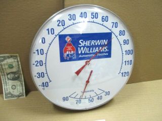 SHERWIN WILLIAMS - - Automotive Finishes - - HUMIDITY THERMOMETER SIGN - - 2