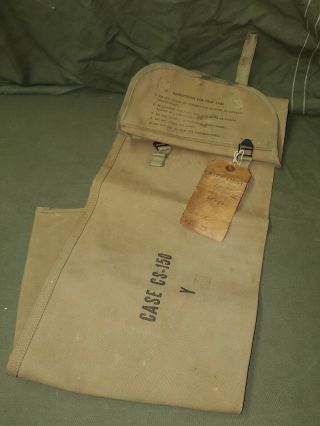 Wwii Us Army Pathfinder Optical Signal Carrying Case With Tag
