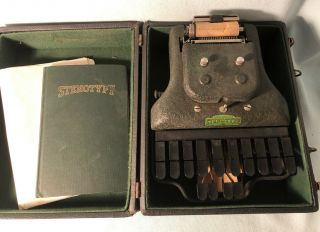 Antique Vintage Stenotype Machine Lasalle Master Model Four