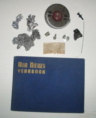 Air News Yearbook 1st Ed.  1942 Phillip Andrews Ww 2,  B - 17 Bomber Crash Debris