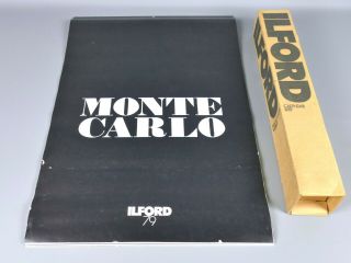 Rare Vintage Ilford Formula One Grand Prix Monte Carlo Monaco Calendar 1979 |65