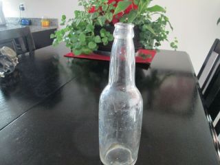 Vintage Budweiser Beer Anheuser Busch 12oz.  Clear Bottle - Phila.  Pa - Eagle