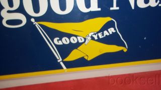 1966 GOODYEAR TIRES PROTECT OUR GOOD NAME D - 681 PORCELAIN METAL SIGN 2