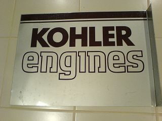 Kohler Engines Two Sided Flange Sign Cub Cadet,  Wheelhorse,  John Deere