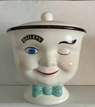 ❤️ Vintage Bailey’s Irish Cream Winking Eye Boy Cookie Jar