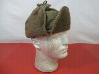 Wwii Era Us Army M1943 Pile Field Or Jeep Cap - Od Green - Size 7 - 1