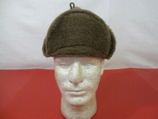 WWII Era US Army M1943 Pile Field or Jeep Cap - OD Green - Size 7 - 1 2