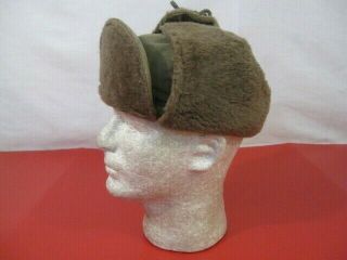 WWII Era US Army M1943 Pile Field or Jeep Cap - OD Green - Size 7 - 1 3