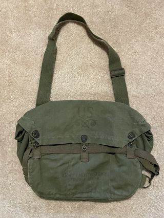 Wwii Us Army M6 Lightweight Gas Mask Bag Only