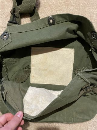 WWII US Army M6 Lightweight Gas Mask Bag ONLY 3