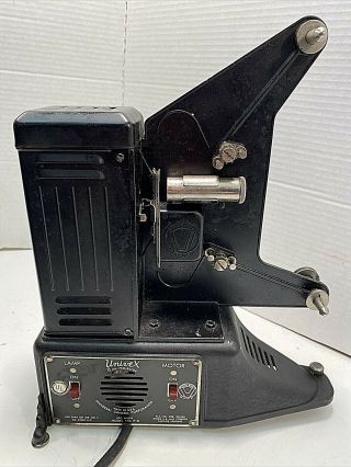 Univex P - 8 Vintage 8 Mm Movie Projector With Reel And Case
