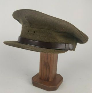 Wwii Ww2 Or Later British Army Green Service Visor Cap