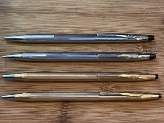 Cross Vintage 1/20th 14kt Gold Filled Pen And Pencil Set Plus Century Set