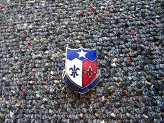 Wwii Us Army Dui/ Di Crest Pin 141st Infantry Regiment Unmarked Rr