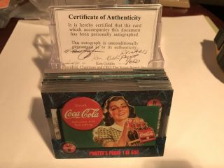 X/mas Special Proofs 1/650 Rare Trading Card Set Coca - Cola Cels Read