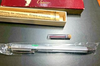 Traco 4 - Color Pencil Rare West German With Extra Leads - Box And Papers