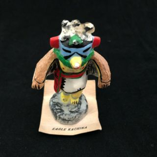 Vintage Miniature Eagle Kachina Doll Figurine by MEG 2
