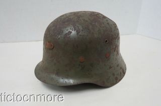 Wwii Spanish Army German Style Modelo Z Combat Helmet