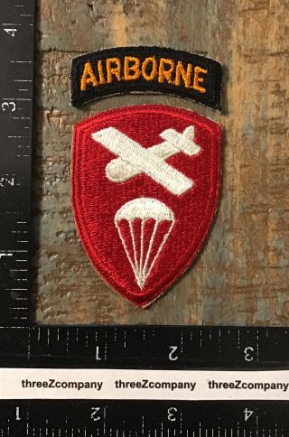 Ww2 Us Army Airborne Command Ssi Patch Detached Tab
