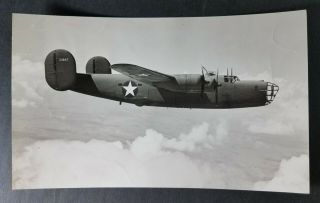 Wwii Usaaf Air Force Consolidated B - 24 Liberator Bomber Photo 5x9