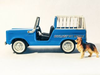 Vintage Nylint Pet Mobile - Blue Ford Bronco -
